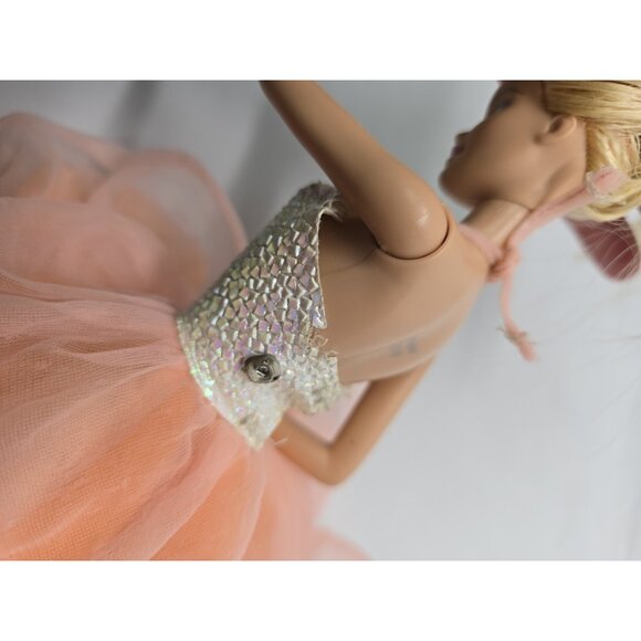 Barbie Peaches 'n Cream 1984 Mattel Replacement Dress Gown On Doll- FLAWED AS IS - Picture 8 of 16